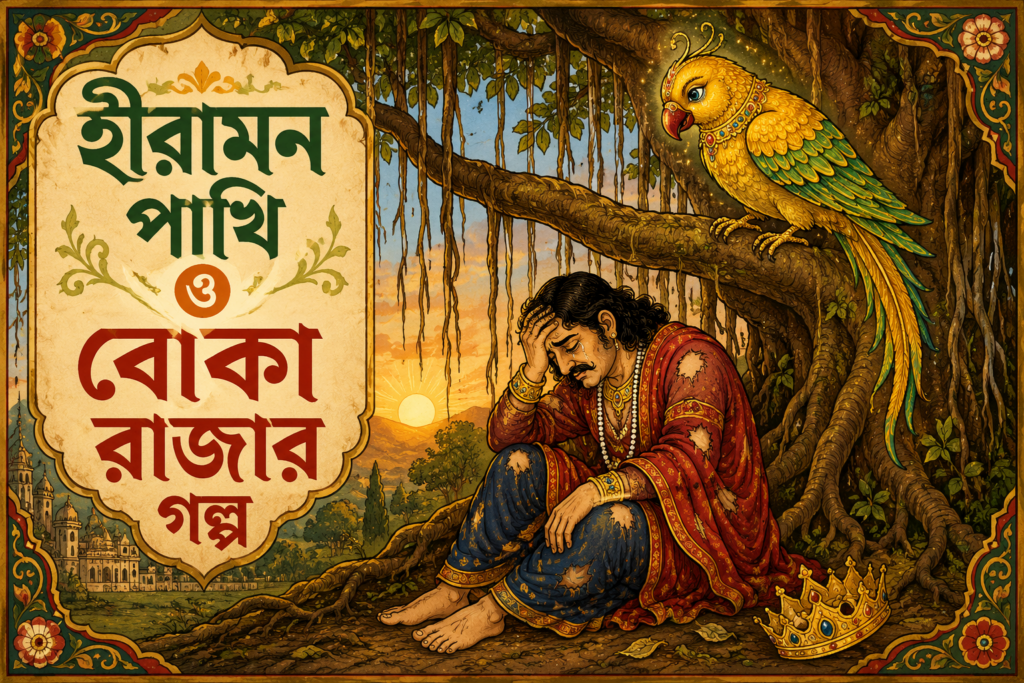 হীরামন পাখি ও বোকা রাজার গল্প