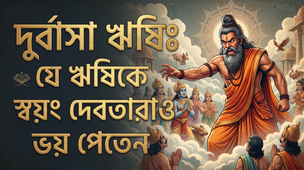 দুর্বাসা ঋষিঃ যে ঋষিকে স্বয়ং দেবতারাও ভয় পেতেন